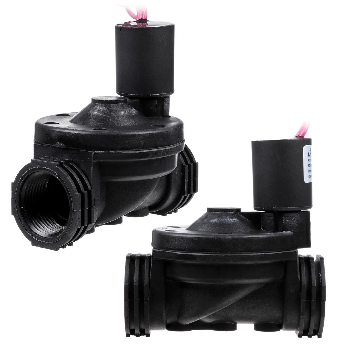 1" Industrial Irrigation Valve 12V/24V AC Solenoid Valves Agriculture Irrigation Plumbing Garden Controller for Yard Water Timer
