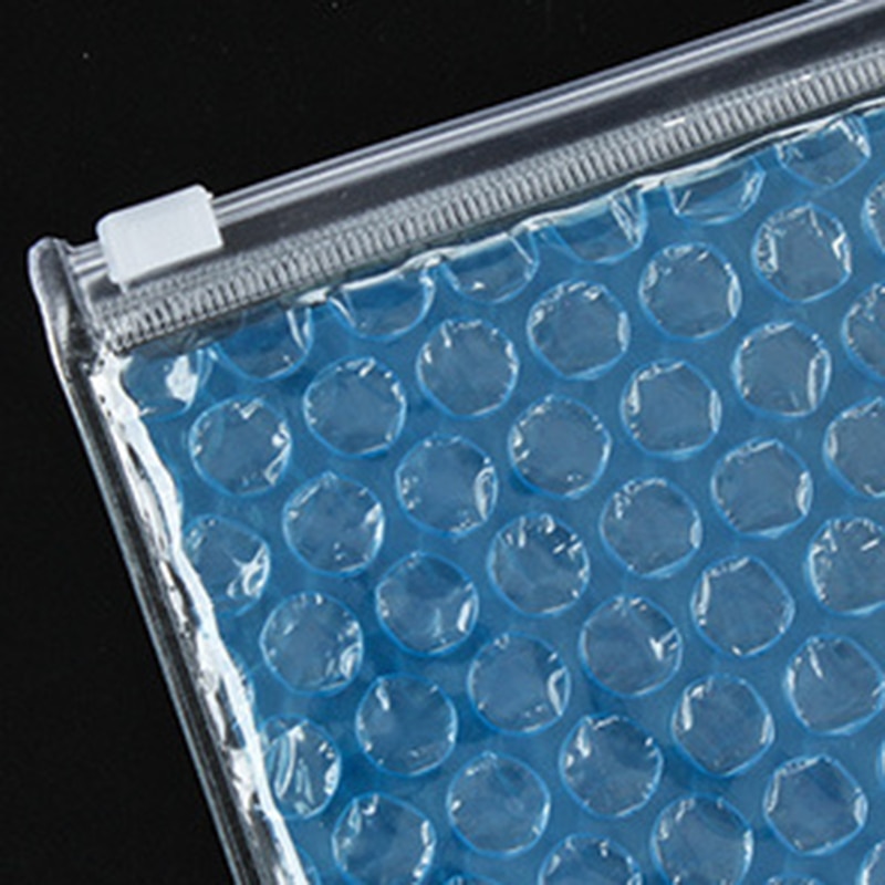 20Pcs Bubble Mailer Color Plastic Ziplock Bubble Bags Waterproof Bag Logistics Shockproof Bag Business Supplies 21x16cm