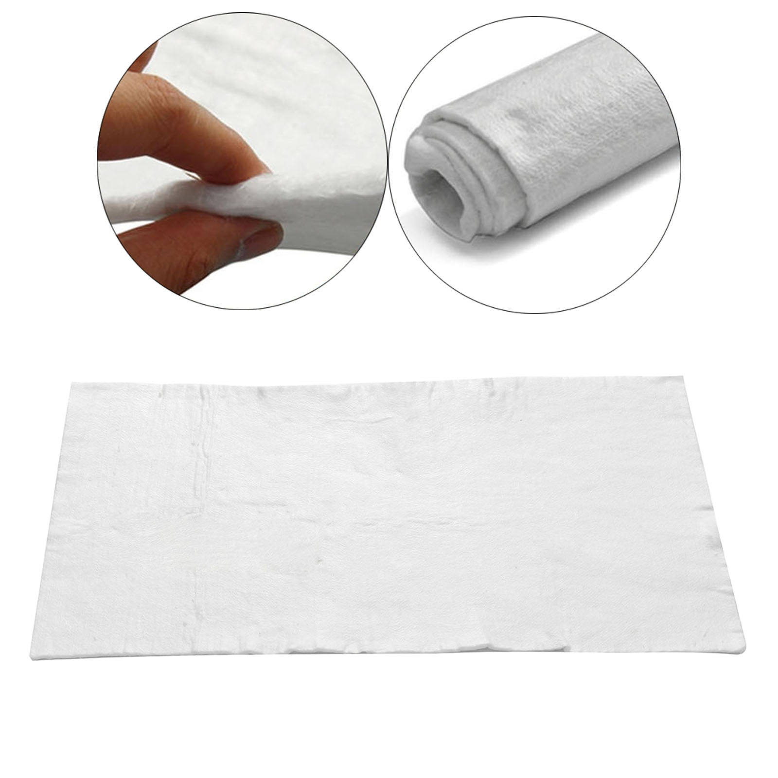 100cmx50cm 5mm Motorcycle Exhaust Insulation Cotton Exhaust Silencer Wadding Sheet Insulation Cotton Blanket