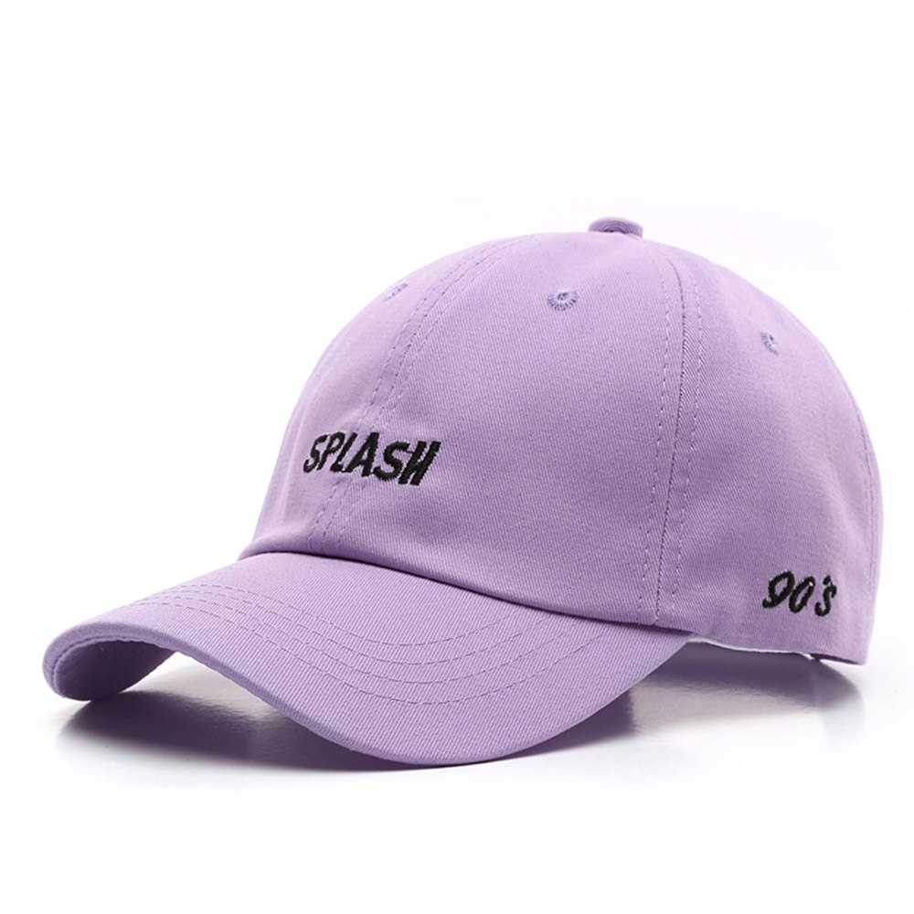 FS 2022 modisch Lila Beige Baseball Kappe Für Männer Frauen Koreanische Snapback Hüfte hüpfen Kappen Streetwear Trucker Hütte Gorras femme: Violett Baseball Deckel