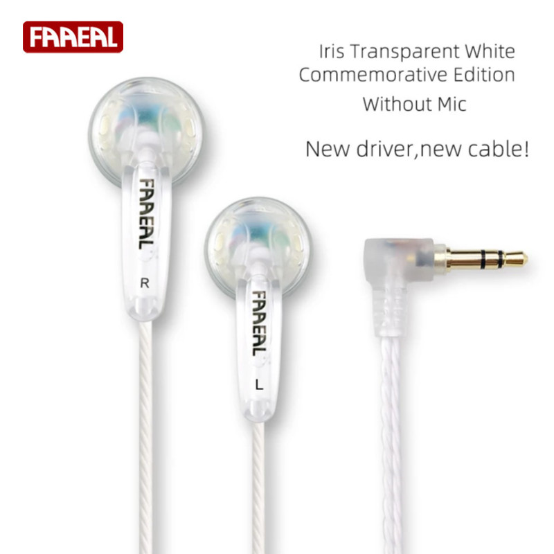 FAAEAL irys jasne wersja 32om w uchu płaskie słuchawki douszne HiFi gitara basowa jakość dźwięku słuchawki robić xiaomi/Huawei/iphone