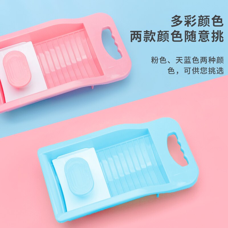 PP Portable Washing Machine Washboard Mini Manual Clothes Washing Board Mini Bathroom Lavar Ropa A Mano Cleaning Tool BJ50CY