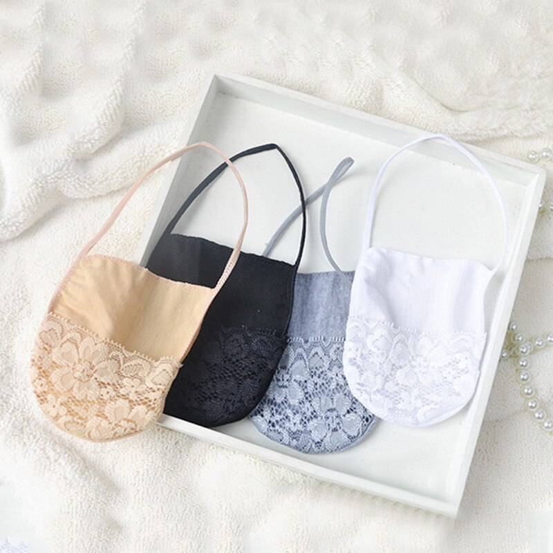 1Pair Ultrathin Boat Socks Women Breathable Half Feet Socks for Women Cotton Invisible Sling No Show Low Cut Short Socks Slipper