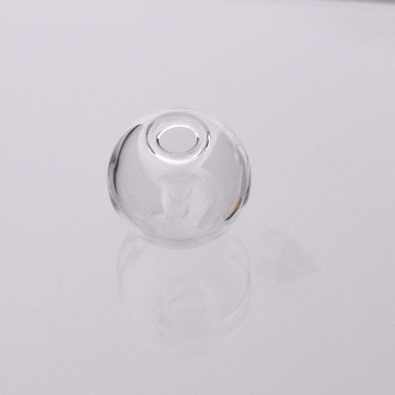 10 Stück 8–25 mm hohle Glaskugel mit einem Loch, runde Blasenfläschchen, Glaskugel, Kugeln, Schmuckzubehör, Glasmedaillon-Zubehör