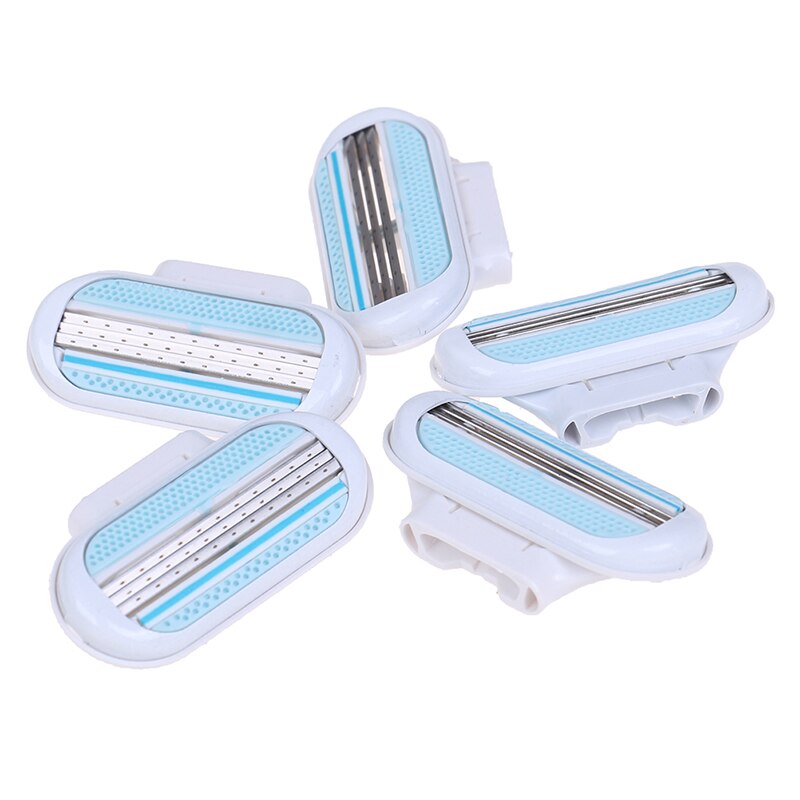 Women Safety Razor Blade Shaving Face Body Three Edge Straight Razor Blades Head Shaving Razor For Women