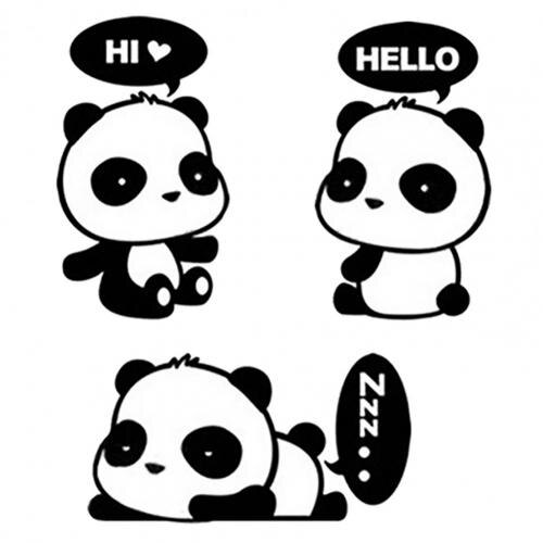 Leuke Switch Decal Cartoon Dier Patroon Zelfklevende Verwijderbare Panda Schakelaar Sticker Voor Slaapkamer: Default Title