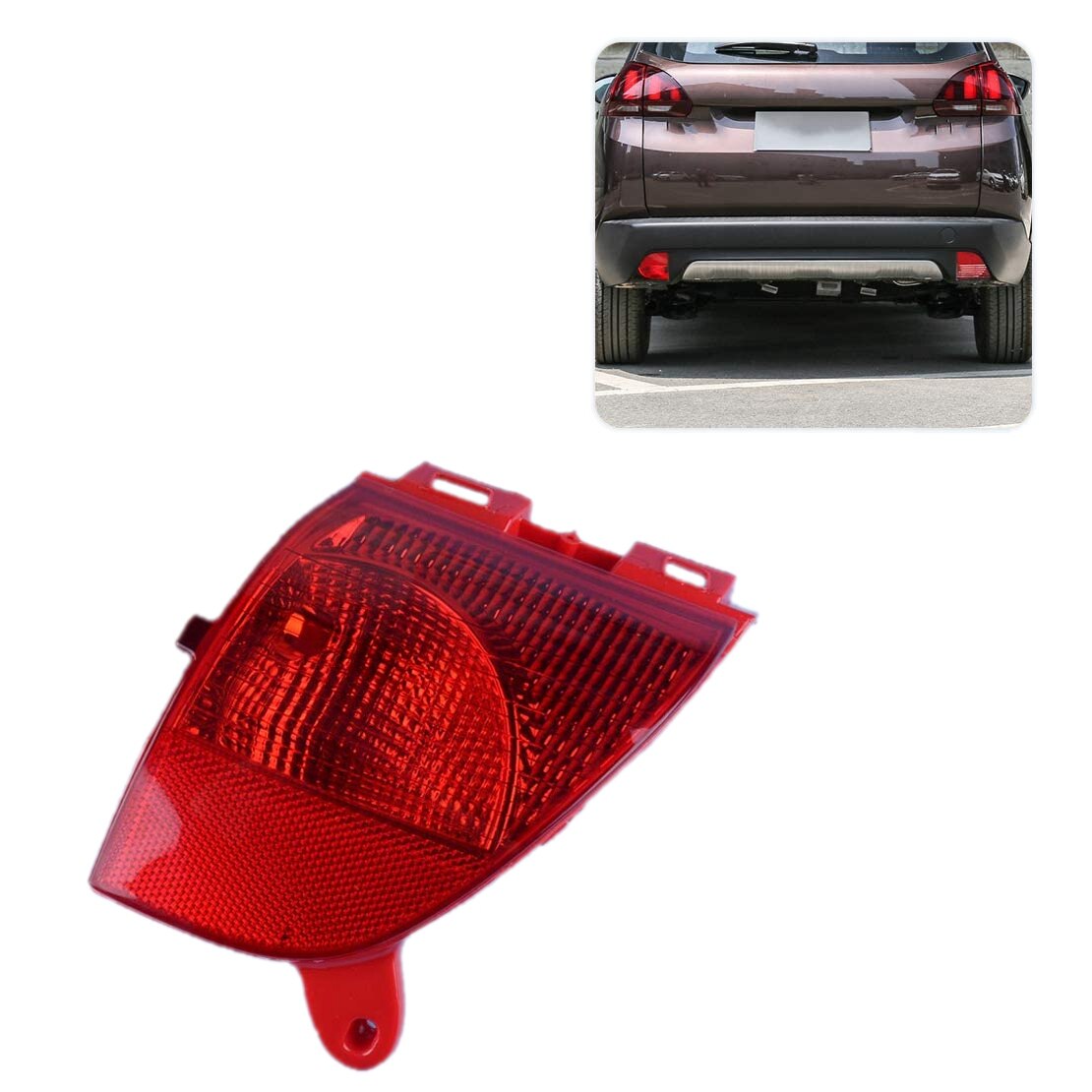 Auto Links Achterbumper Light Achterlicht Remlicht Zonder Lamp 6350GH Voor Peugeot 308CC C3 Citroen C3XR: Default Title