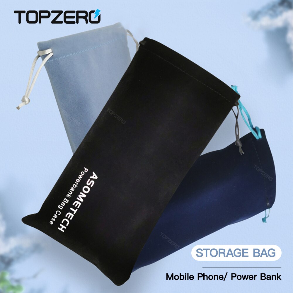 Power Bank Case Phone Pouch For Power Bank Mobile Phone Protection Travel Portable Storage Bag Soft Pouch Case Phone Accessories