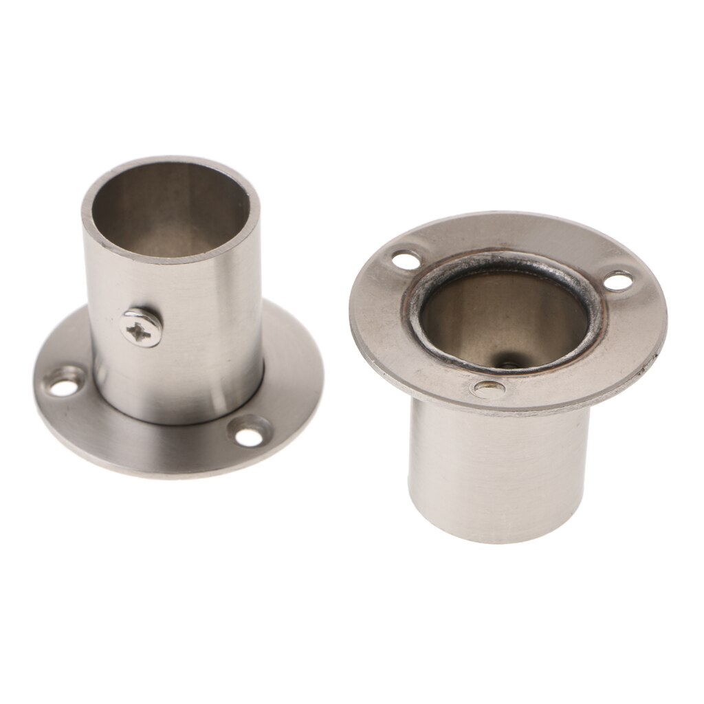 Shower Curtain Rail Rod Chrome- U Shape Curved Curtain Rod Rail Bar Hanger