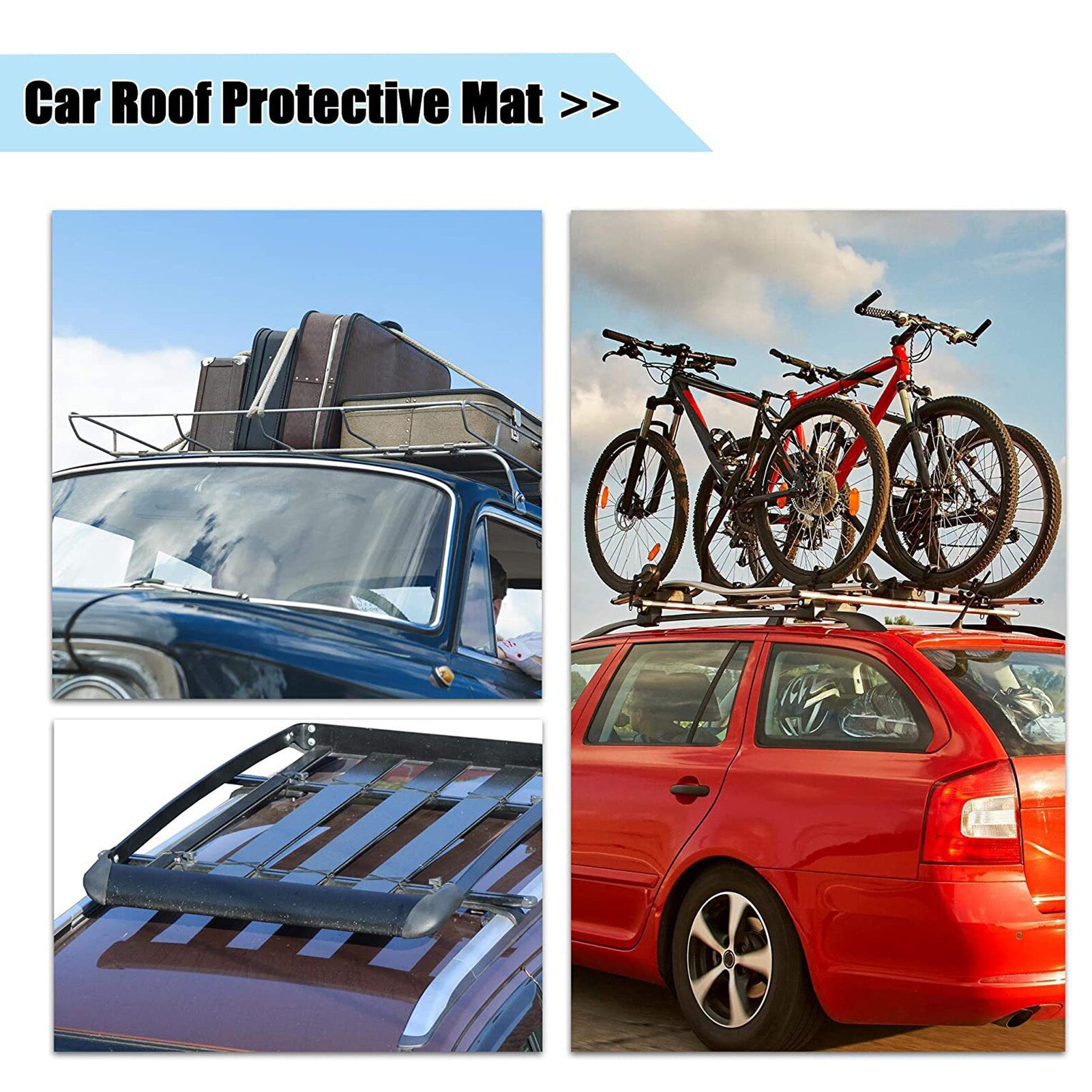 Large Capacity Rooftop Cargo Luggage Carrier Black Storage Bag Travel For SUV Amiable 120x51x51cm Waterproof Car Roof Duffel Bag