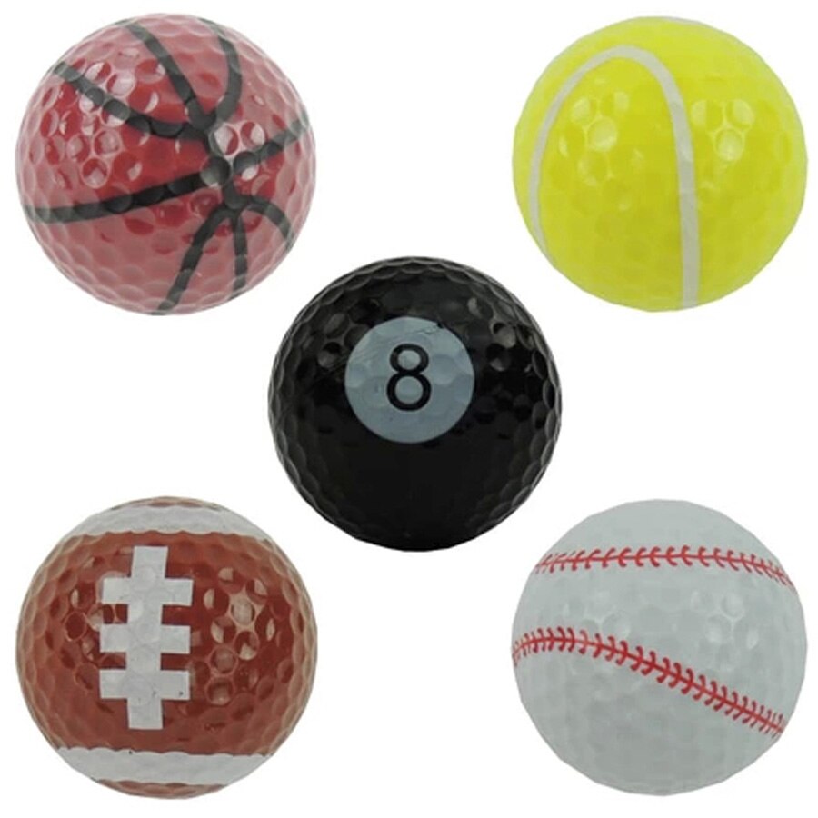 5 stks Sport golfballen tweedelige bal voor golf beste cadeau voor vriend