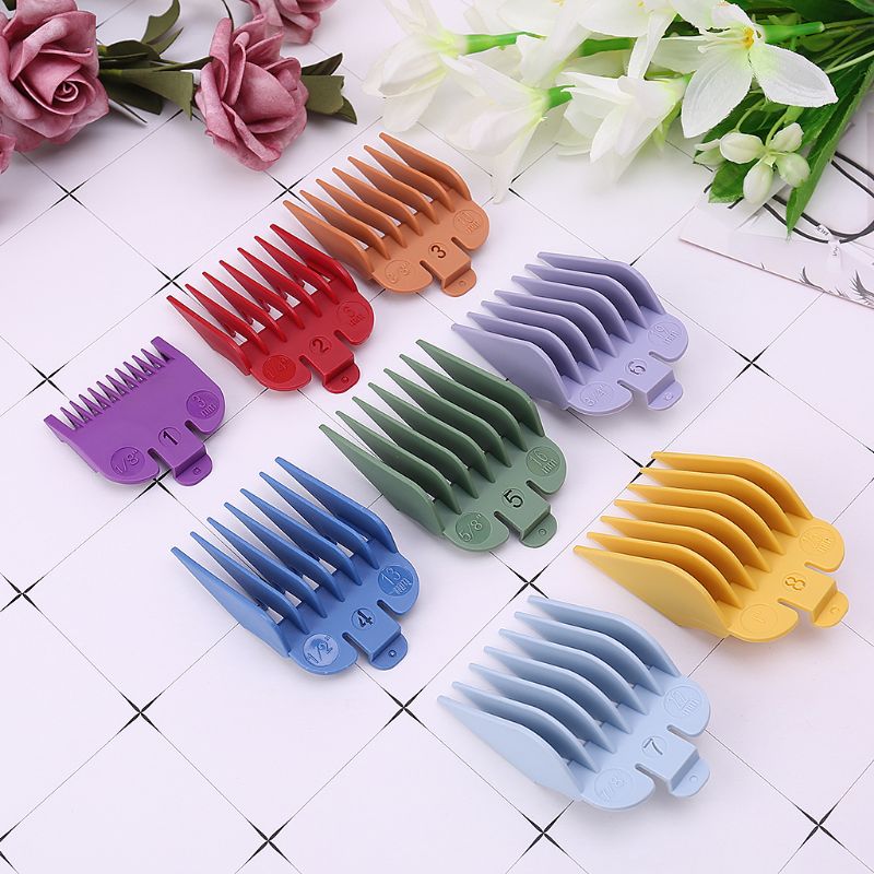 Peine de límite Universal para cortar el pelo, accesorio de guía, tamaño de repuesto para peluquero, 8P