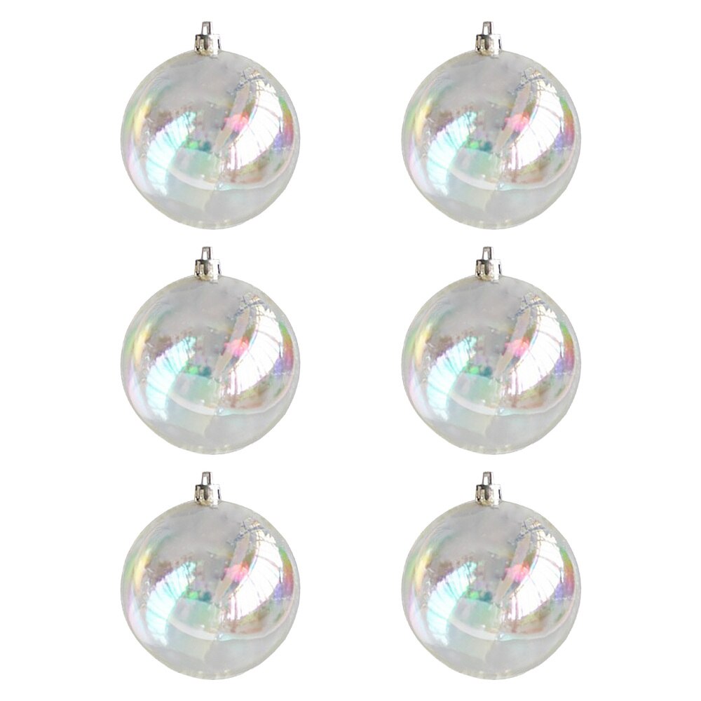 Christmas Balls Ornament Pendant Clear Fillable Plastic Ball Wedding Party Garden DIY Christmas Tree Hanging Ornament