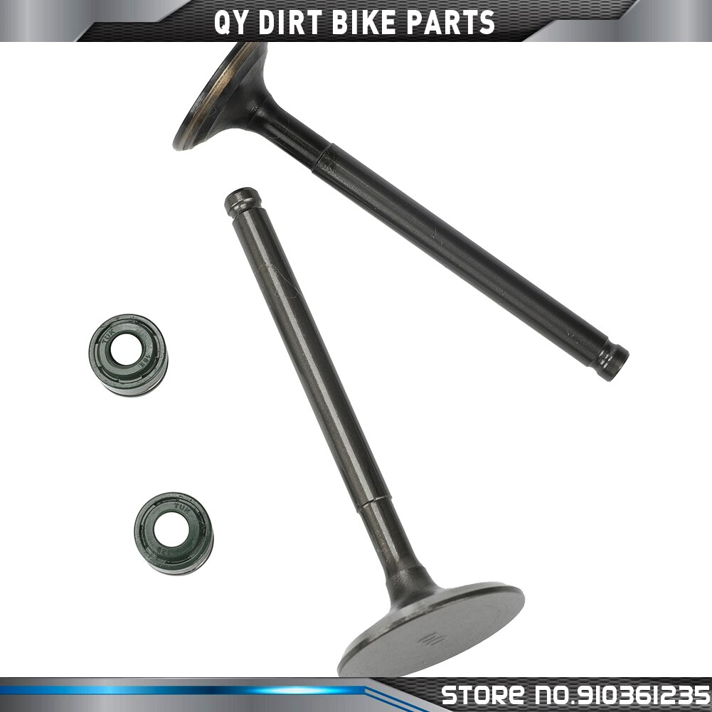 YX 150 160 Intake exhaust valves with Oil Seal kit For YX YinXiang 150cc 160cc Engine BSE KAYO SSR Dirt Pit Bike