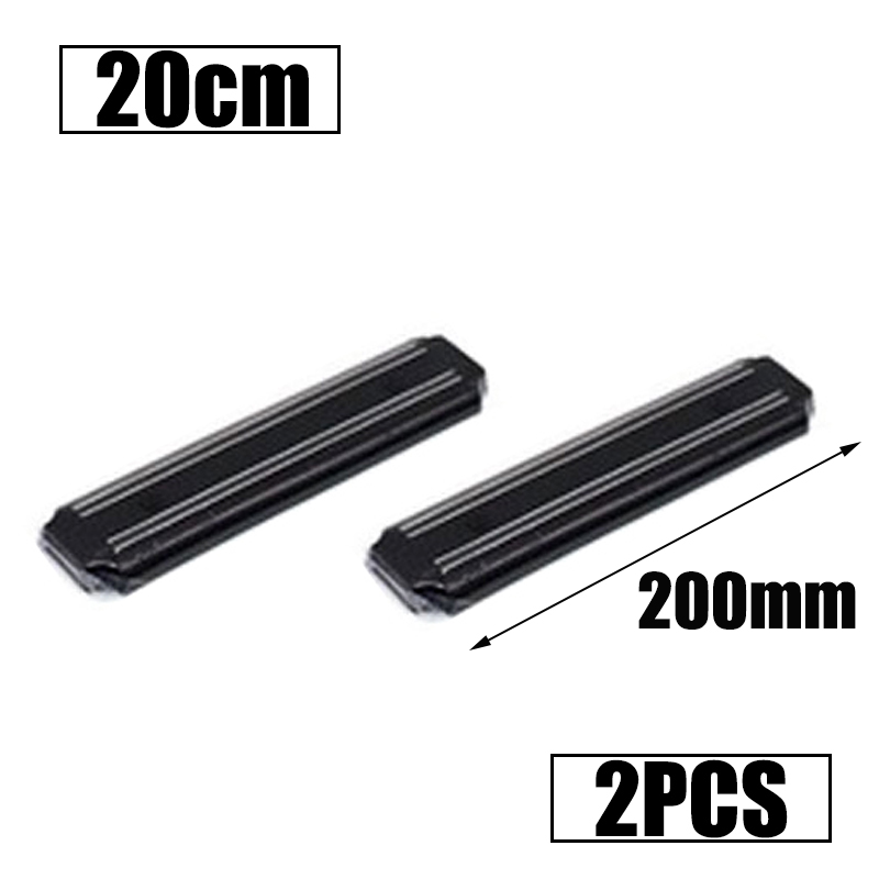 Powerful Magnetic Stainless Steel Magnetic Knife Block Wall-mounted Kitchen Magnet Magnet Convenient and Practical Knife Holder: 20cm 2pcs