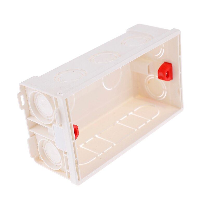 1PC 146mm Plastic Wall Switch Box Wall Socket Cassette Internal Mount Socket Box