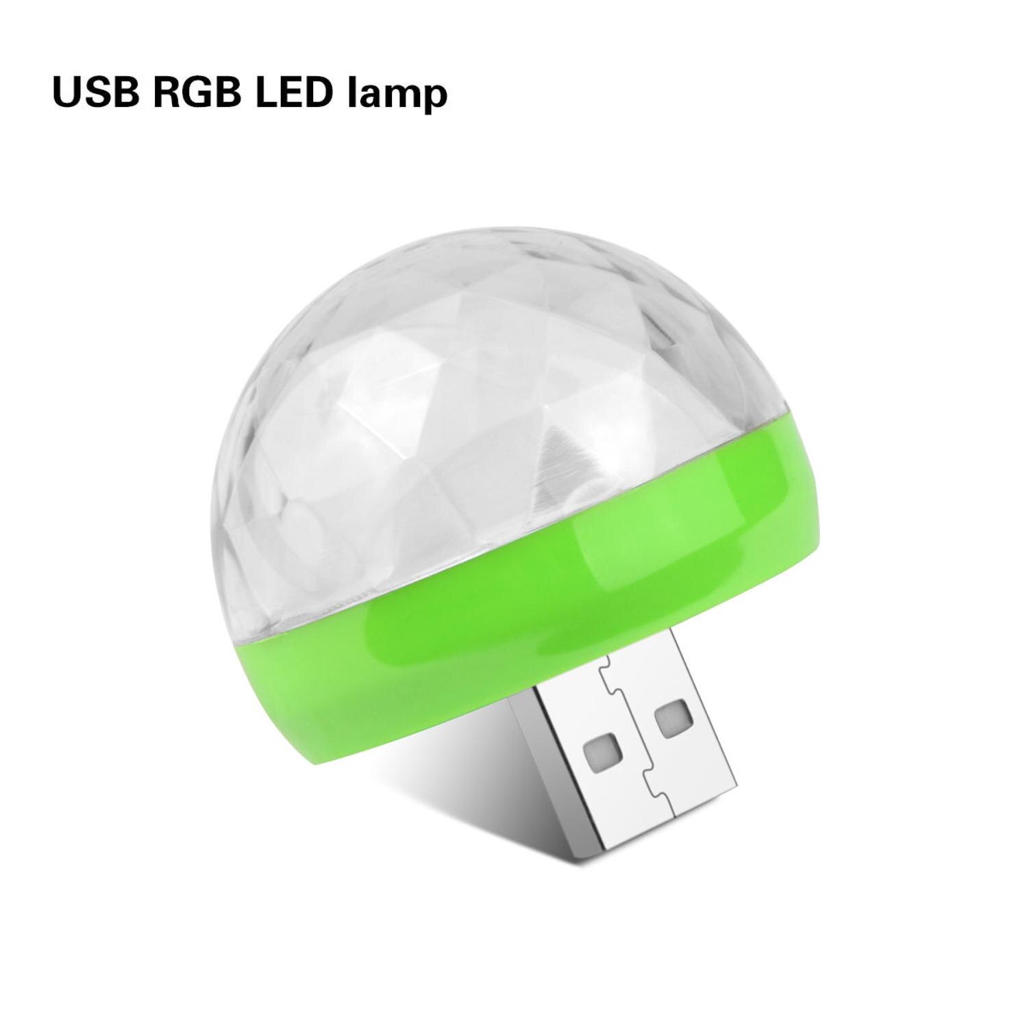 E27 3w 6w färgglada automatiskt roterande rgb led-lampa scenljus magiska glödlampor partylampa disco för heminredningsbelysning lampa: Usb