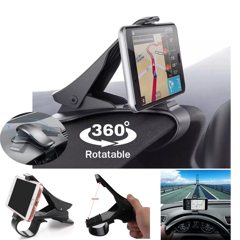 Universele Auto Dashboard Mobiele Telefoon Gps Stand Antislip Houder 360 Graden Draaibare Beugel Mounts Veilig Rijden
