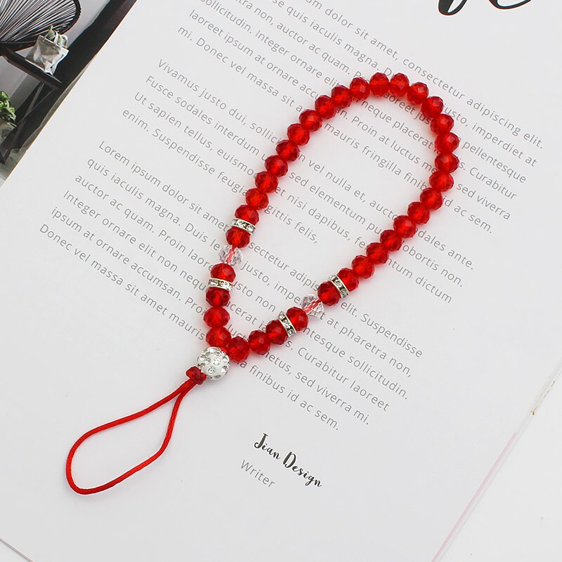 Mobiele Telefoon Riemen Pols Lanyard Riem String Voor Telefoon Iphone 7 8 X Usb Flash Drives Toetsen Sleutelhangers Lanyard Hals opknoping Riem: short-red
