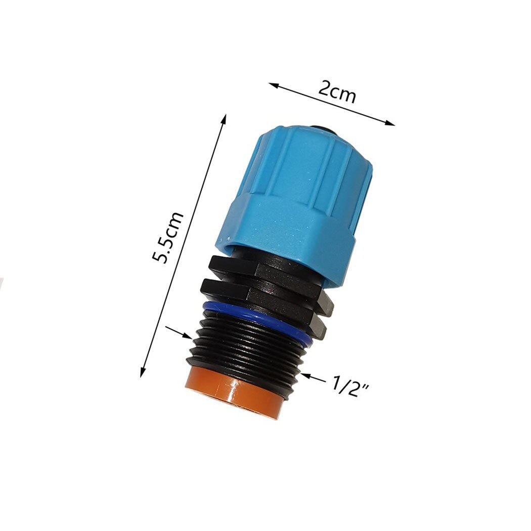 1Pcs Plastic Adjustable Misting Nozzle Garden Greening Watering Sprinkler Misting Nozzle For Agriculture Lawn Garden Patio