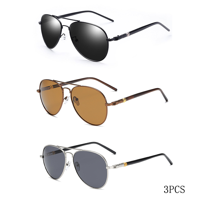 Gafas de sol polarizadas para hombre y mujer, gafas de sol reflectantes de colores, gafas de sol para conducir, lentes piloto unisex Uv400: Beige
