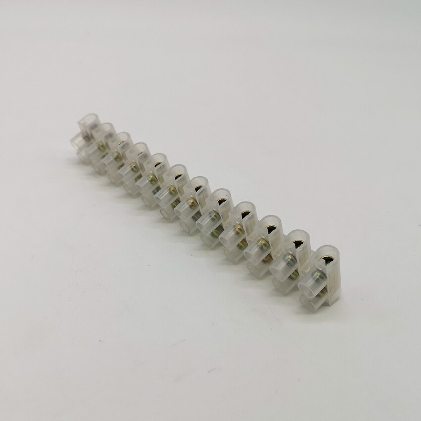 1Lot Nylon Terminal Blok 12 Positie Barrier Terminal Strip Block X3-0512 5A X3-1012 10A X3 20A X3-3012 30A