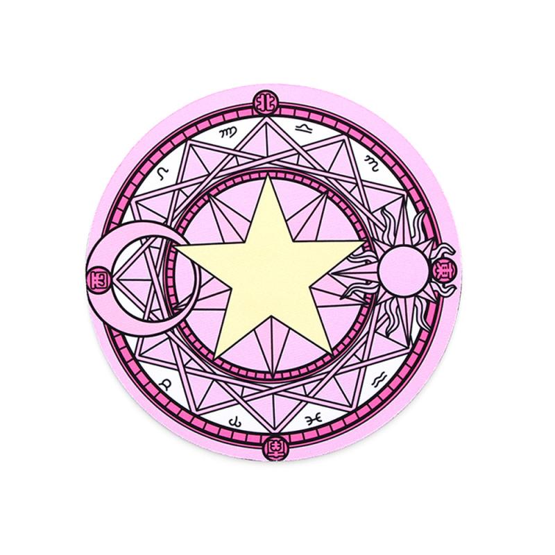 Mouse Pads Beautiful Computer Mouse Padding Rubber Thickening Cartoon Round Animal Mouse Pad For MacBook Xiaomi Mousepad: 11