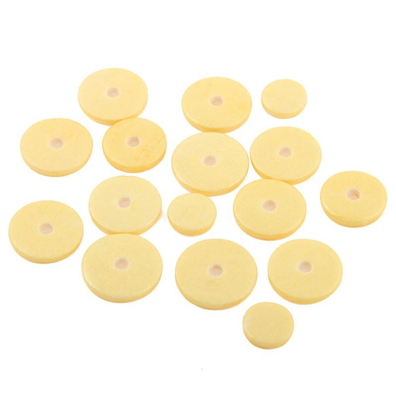 80pcs/set Flute Repair Parts Tool Maintenance Kit Screws + 16pcs Open Hole Sound Pads Woodwind DIY Accessories