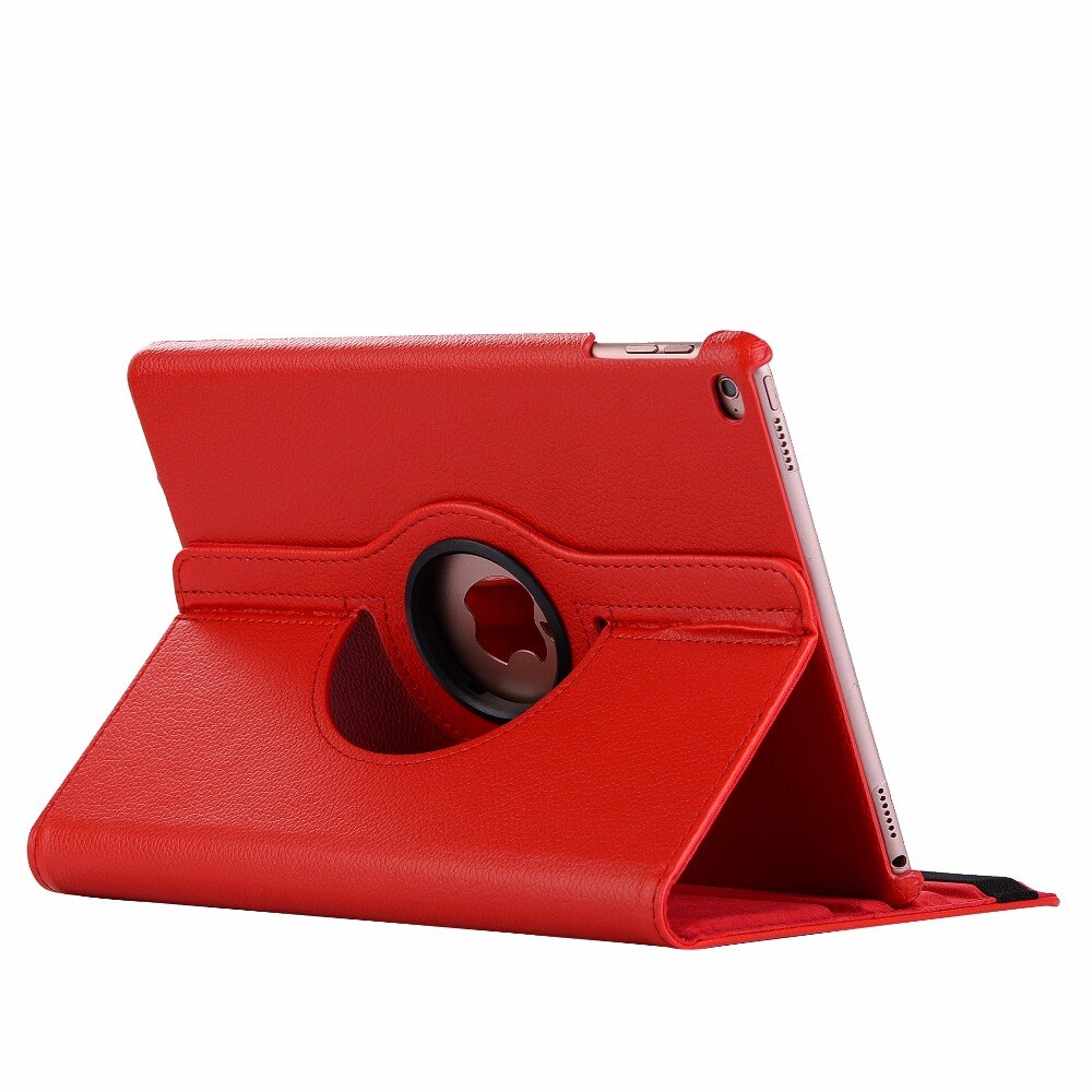 Voor Ipad 10.2 Case 7th 8th Generatie Funda 360 Graden Draaien Leather Smart Coque Voor Ipad 10.2 "A2270/a2428/A2428/A2429: red