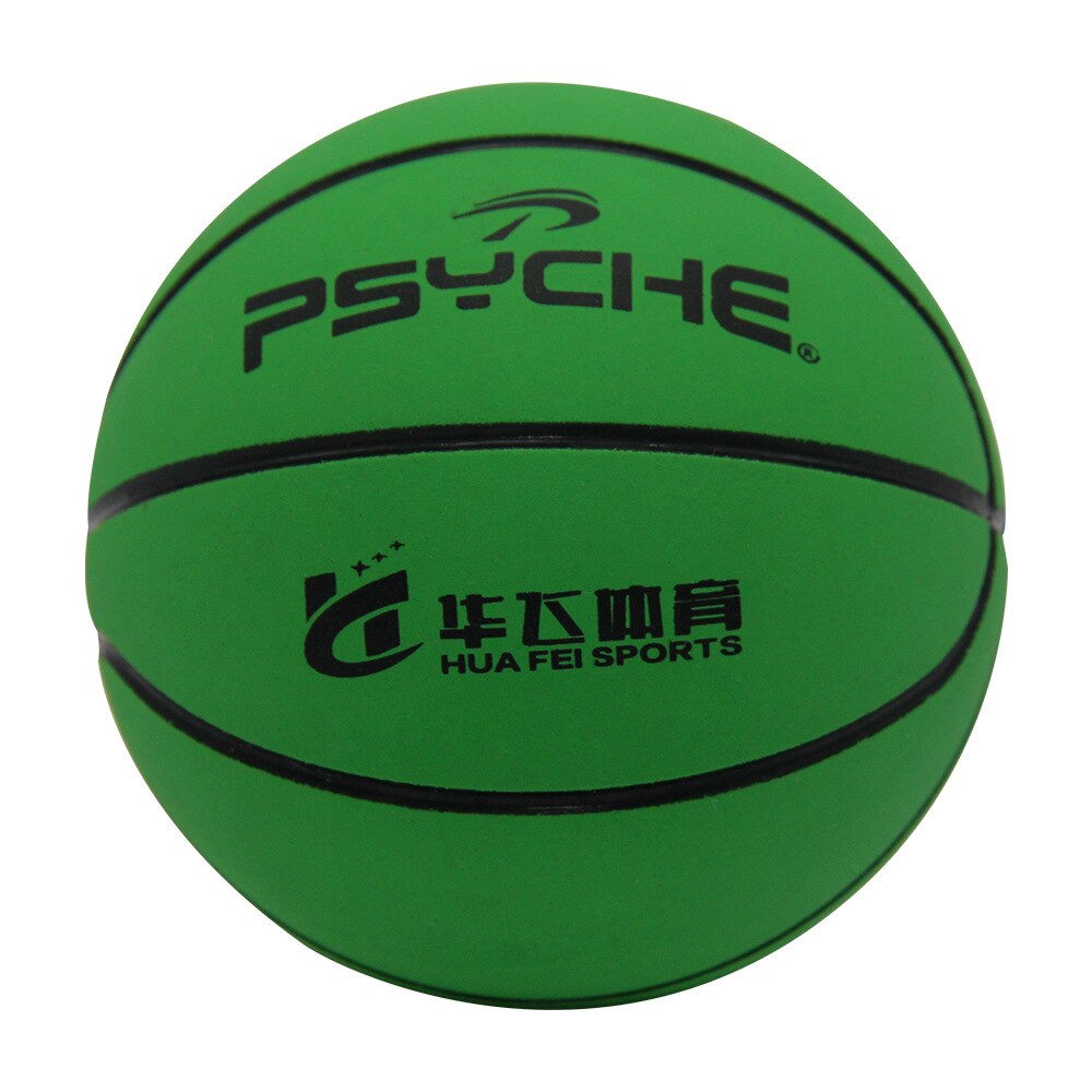 Mini Basketball Ball 6cm Rubber Bounce Ball Small Size Soccer Collection Decor Ball for Agility Training Fitness Muscle Release: green