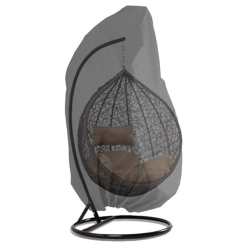 Altalena per esterni sedia sospesa guscio d&#39;uovo copertura antipolvere protezione UV in poliestere copertura universale copertura antipolvere impermeabile da giardino