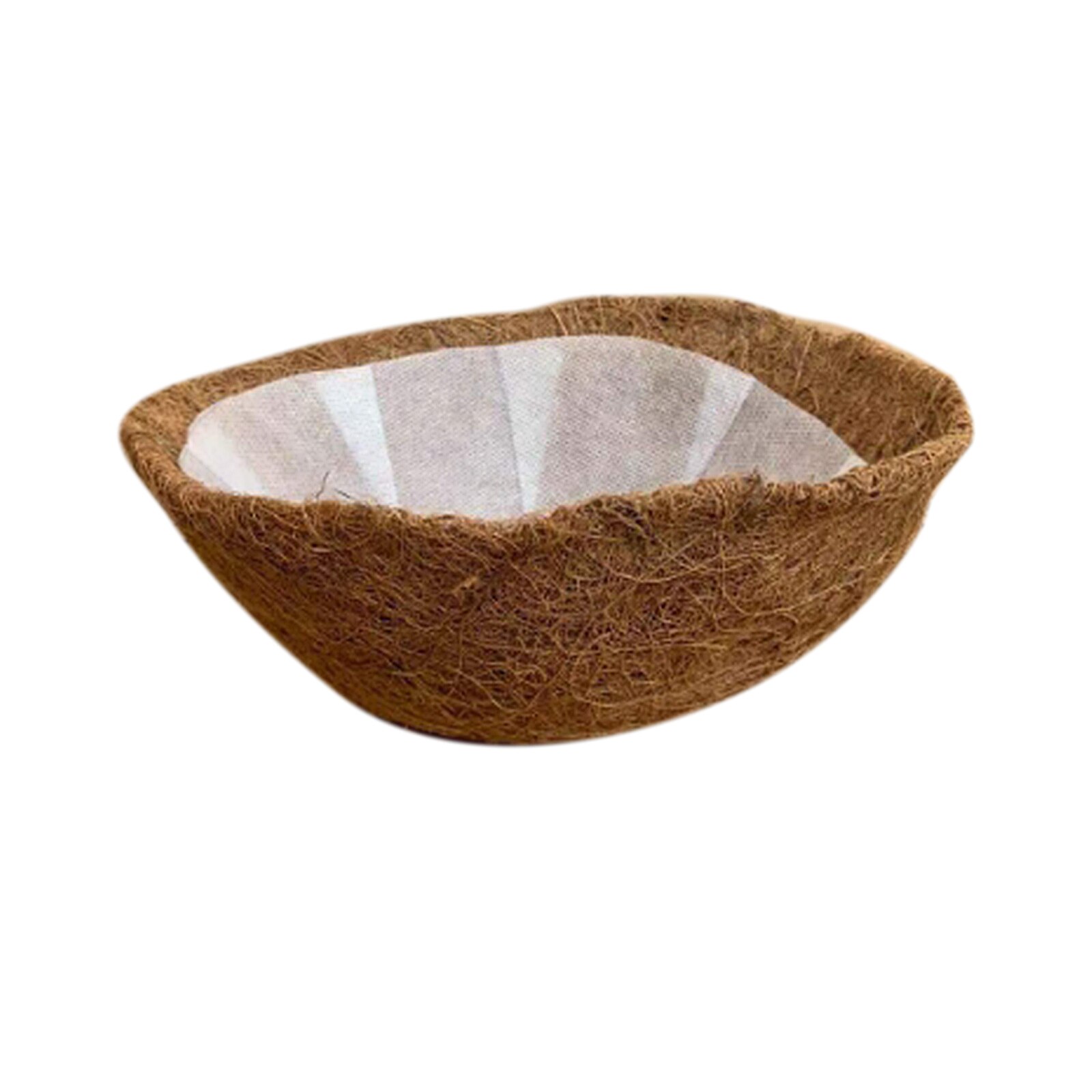 Repuesto de fibra de Coco no tejida, delineador grueso para cesta colgante de plantas, maceta para flores y verduras de jardín