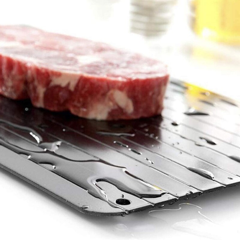 Kitchen Tool Quick Defrosting Plate Board Chopping Blocks Tray Fast Thaw Frozening Meat Fish Sea Food Fast Defrost Tray
