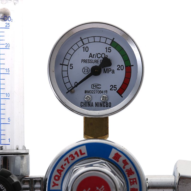 Argon-CO2-Druckminderer – Einstufig, G 5/8, Für MIG/MAG- Und WIG-Schweißen, Mit Manometer Argon-CO2-Druckminderer – Einstufig, G 5/8, Für MIG/MAG- Und WIG-Schweißen, Mit Manometer