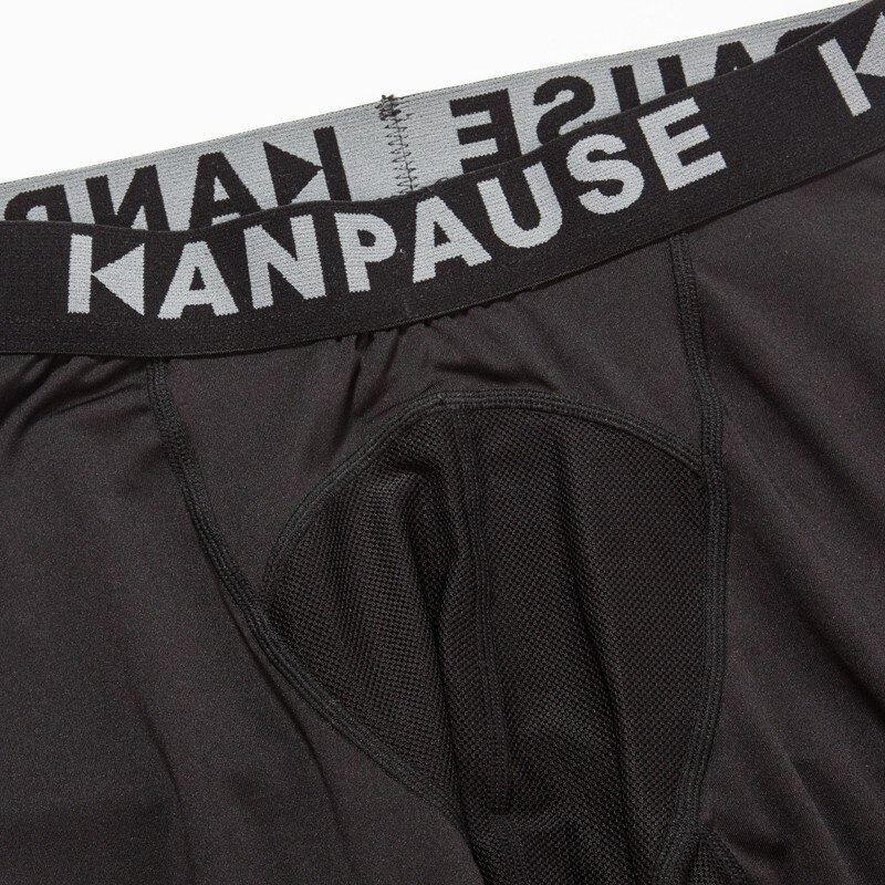 Kanpause Mannen Drip-Droge Panty Broek Looptraining Broek Compressie Ademende Sportkleding