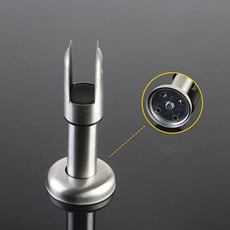 Stainless Steel Public Toilet Bathroom Partition Hardware Accessories Bracing Foot Adjustable Thickened Splint Bracket