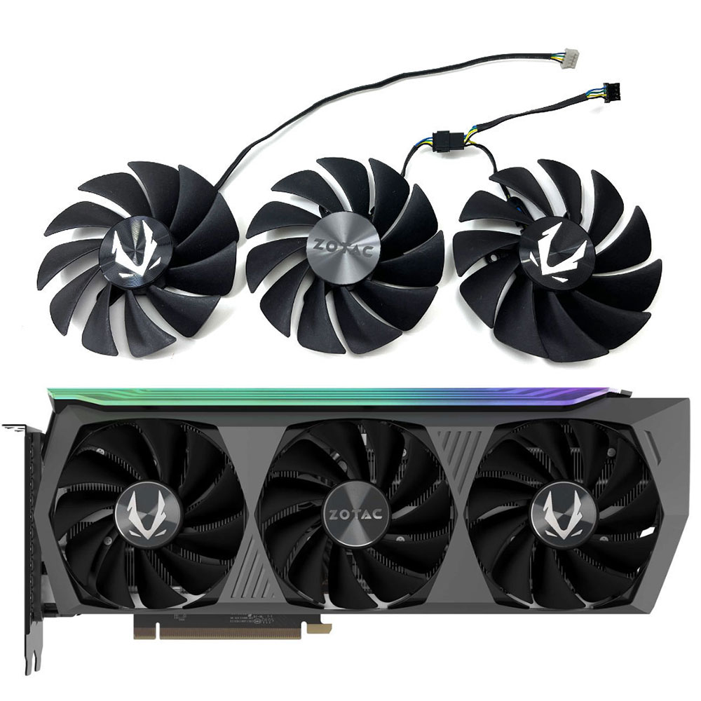 GA92S2U CF9015H12S RTX 3080、RTX 3090 GPU cooling fan，For Zotac RTX 3070Ti 3080 3080TI 3090 AMP Holo Video card cooling fan