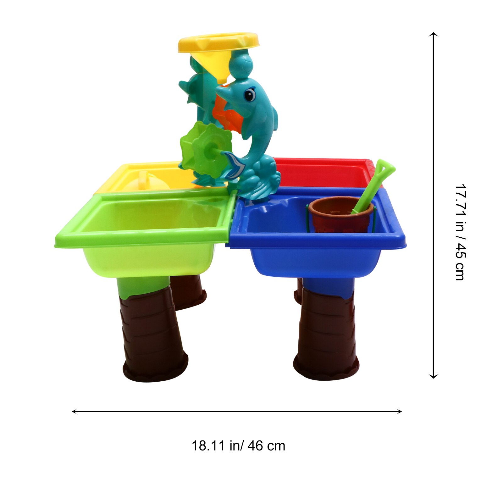 1 Set Children Beach Table Toys Assembling Sand Table Funny Sand Playing