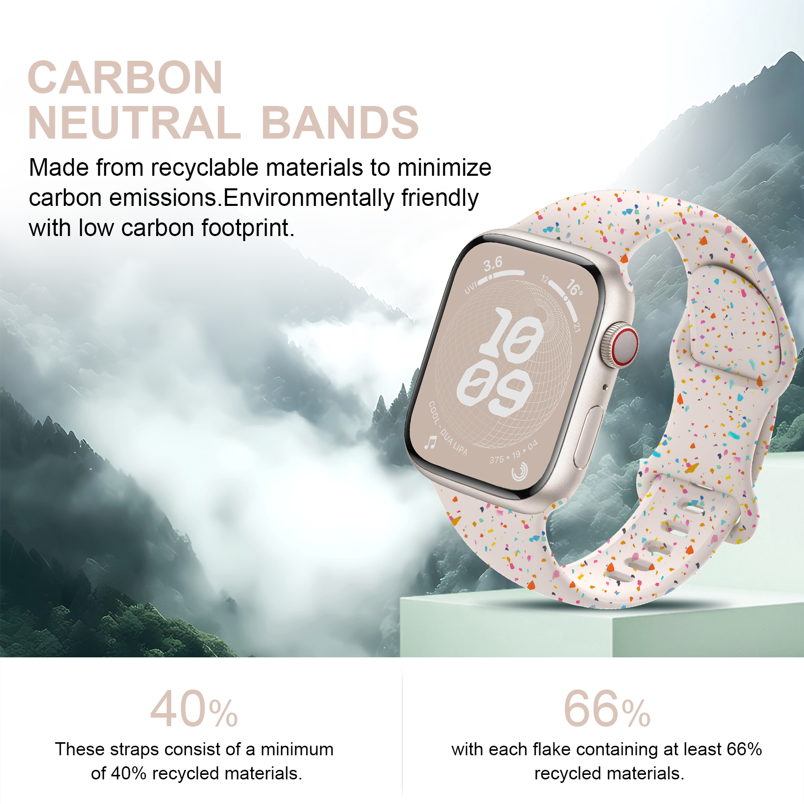 Boucle sport en silicone pour Apple Watch Band, 40mm, 45mm, 44mm, 41mm, 38mm, 49mm, Bracelet souple, iWatch Series 9, 8, 7, 6, 5, 3, SE Ultra 2 Strap