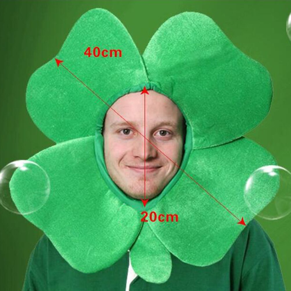 Sombrero de trébol divertido para hombres y mujeres, diadema verde irlandés para adultos, novedoso, Día de San Patricio, Festival, novedad, #20