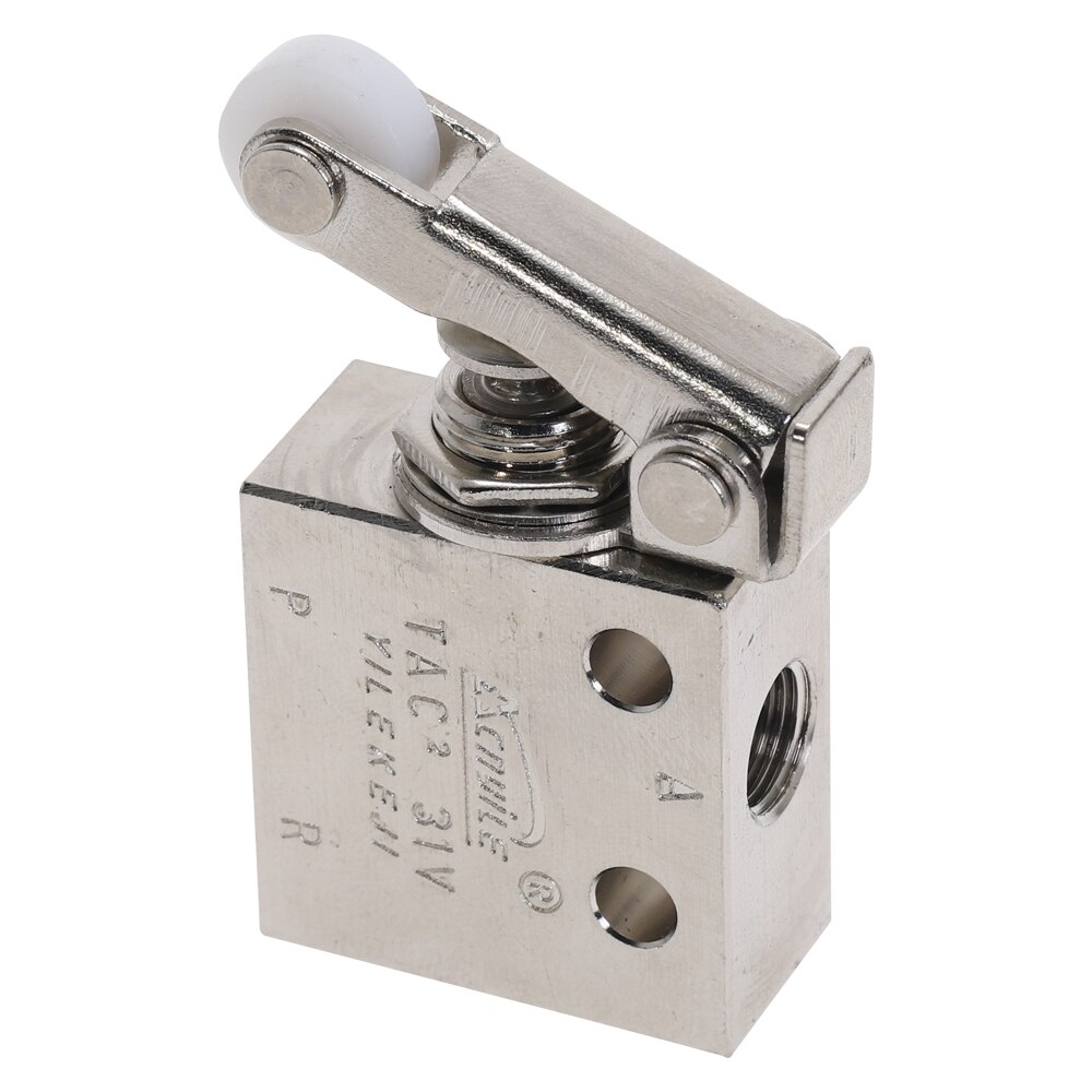 Air Pneumatic 2 Position 3 Way Roller Lever Mechanical Valve TAC2-31P Switch