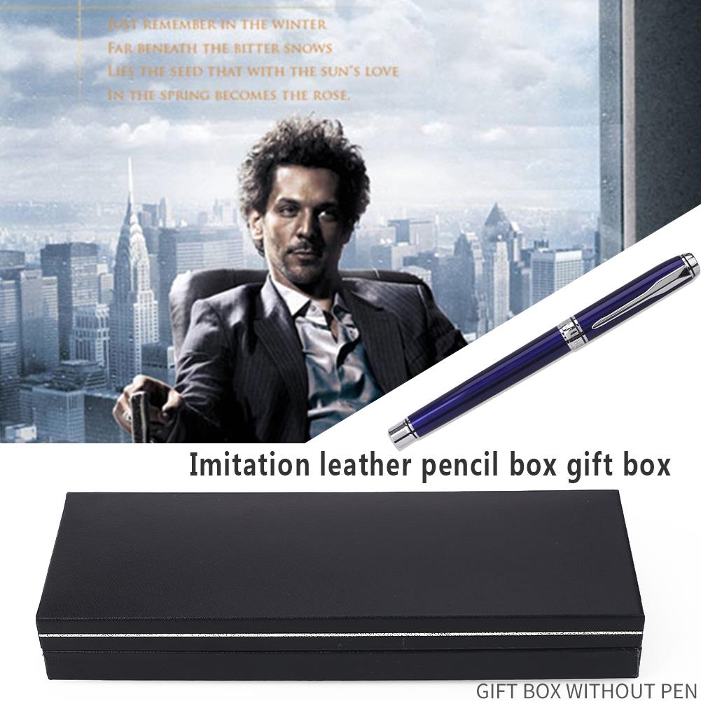 Black Paper Pen Box Box Business Style Stationery Office Widened Storage Case Opening Ceremony