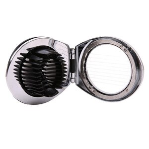 Multifunctionele eiersnijder van roestvrij staal voor levensmiddelen, eieren snijden, eierpartjes snijden, fruit snijden, aardbeienkaas keukengereedschap: Default Title