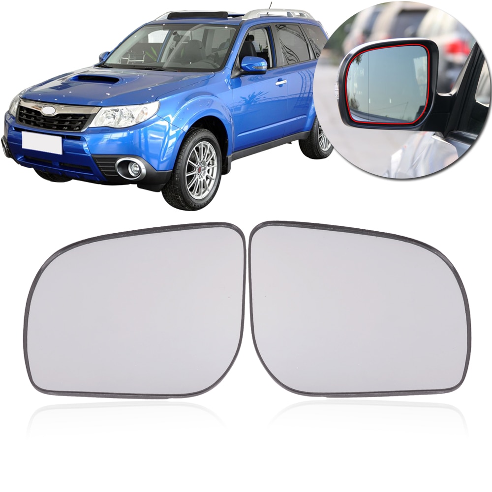 Capqx voor subaru forester buitenspiegelglas achteruitkijkspiegelglas met verwarming