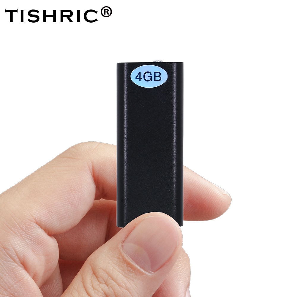 TISHRIC 4GB Usb Voice Recorder MP3 Speler Flash Drive Digital Voice Recorder Dictafoon Opname Apparaat Grabadora De voz