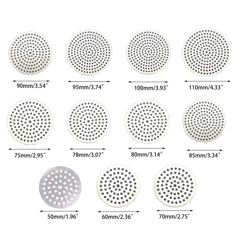 Ronde Putdeksel Badkamer Douche Haar Catcher Mesh Gootsteen Zeef Bad Afvoer Protector Rvs