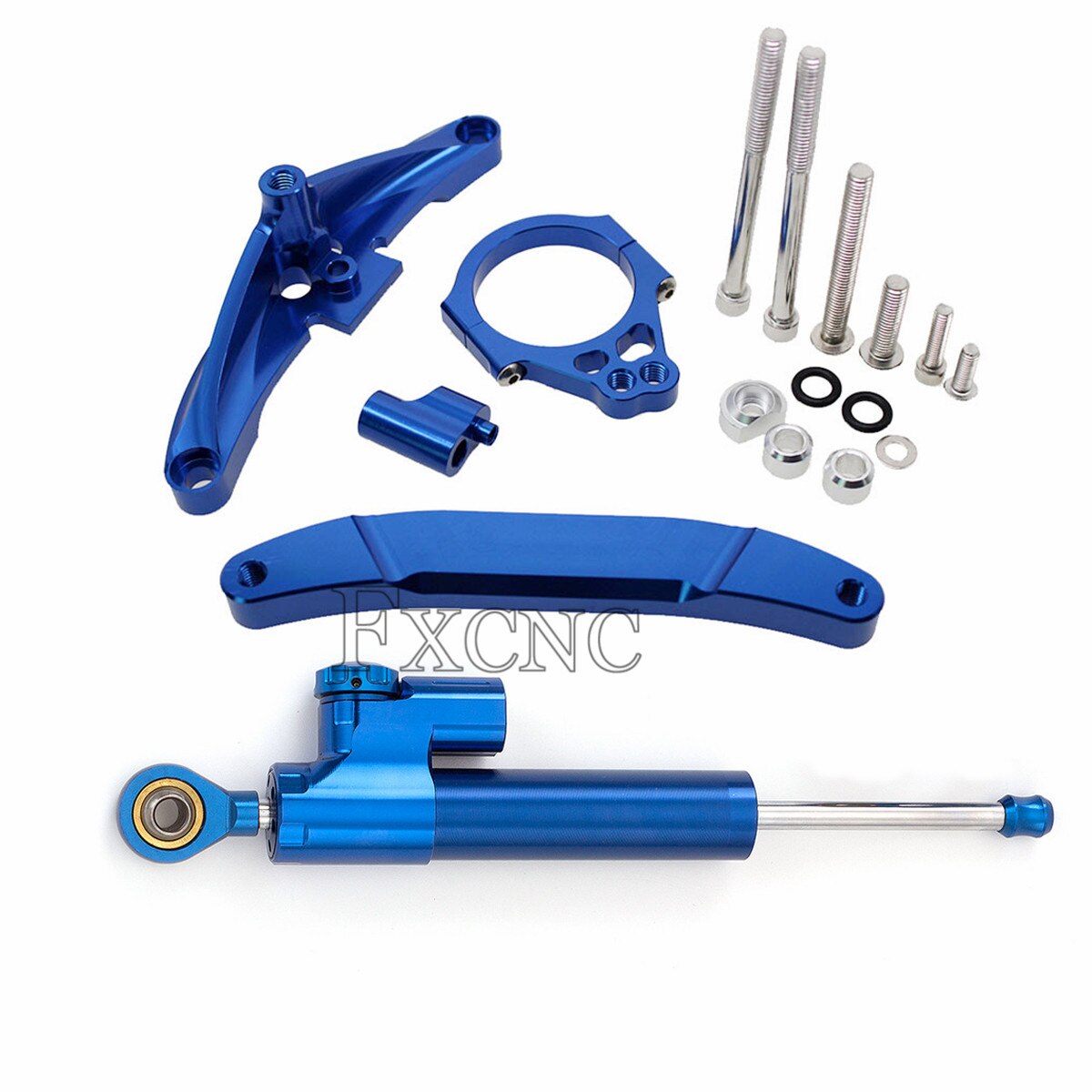 Lenkung Dämpfer Halterung einstellen für Yamaha FZ1 FAZER FZ1-N 2006 CNC Aluminium Stabilisator Lineare Dämpfer Montage Unterstützung