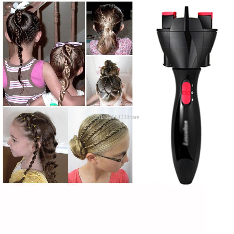 Authenticautomatic Gebreide Apparaat Haar Braider Styling Tools Diy Elektrische Twee Strengen Twist Vlecht Maker Haar Braider Machine