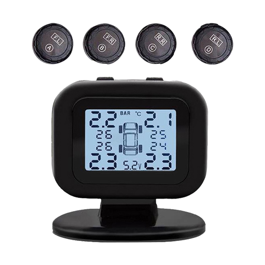 Auto Car Tire Pressure Monitor Tyre Monitoring System External TPMS 0-3.5 Bar