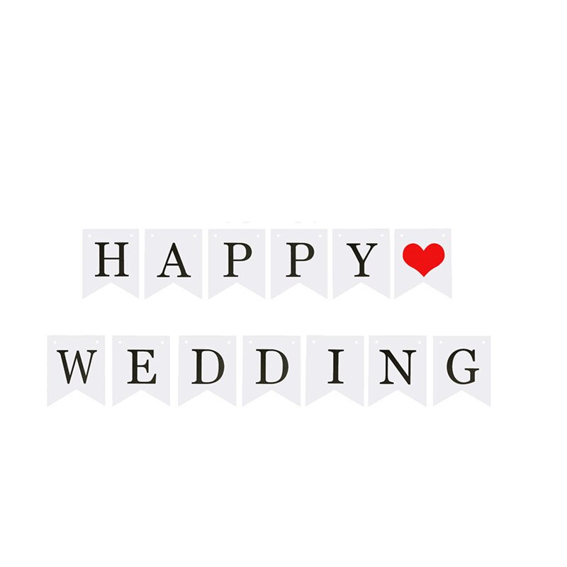 Cartel recién casados, cartel Vintage de banderitas de boda, guirnalda hecha a mano, accesorios para cabina de fotos, suministros para fiestas y eventos: No.4